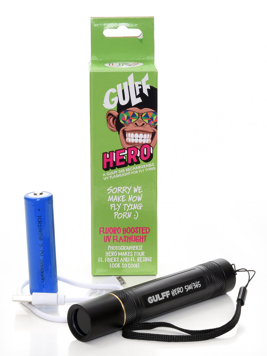 Gulff Hero 365nm/5W UV flashlight (only flashlight, excluding battery and usb wire)